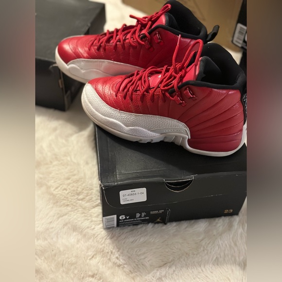 Jordan 12 gym red gs sz 6 - Picture 6 of 7
